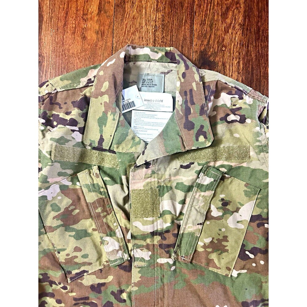 NEW!! US Army FRACU OCP Combat Coat Small Regular Flame Resistant Insect Shield